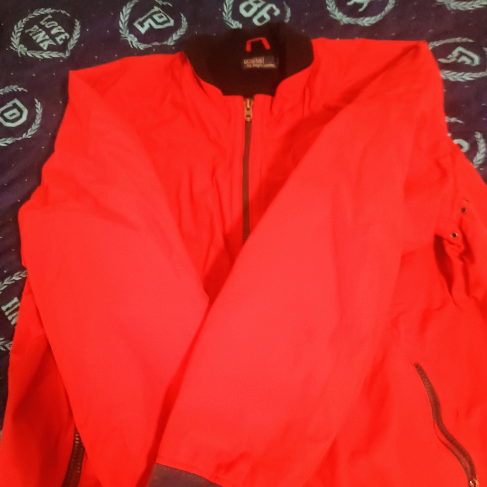 Red Zip-Up Jacket